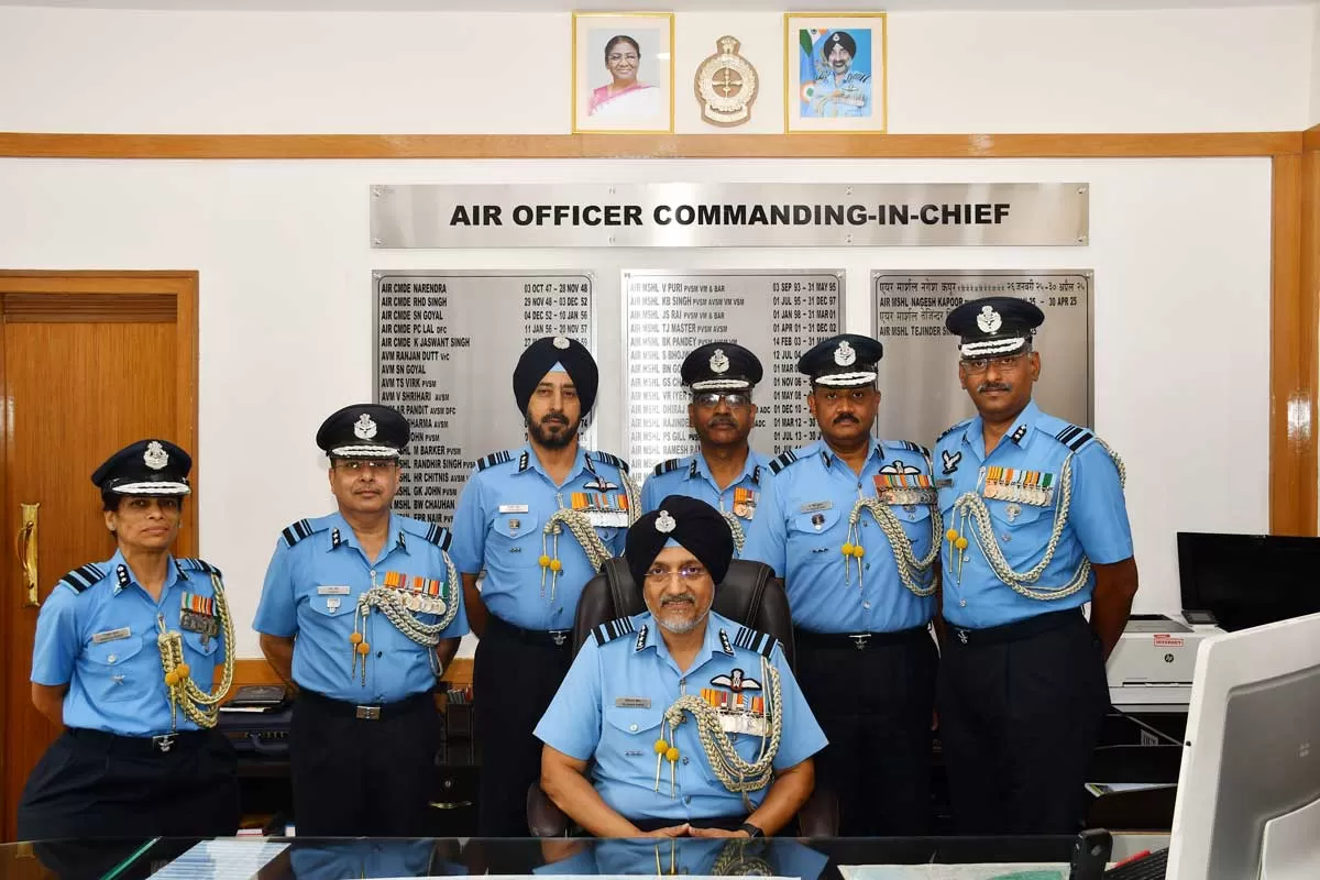 Air Marshal Tejinder Singh Takes Charge as AOC-in-C Training Command