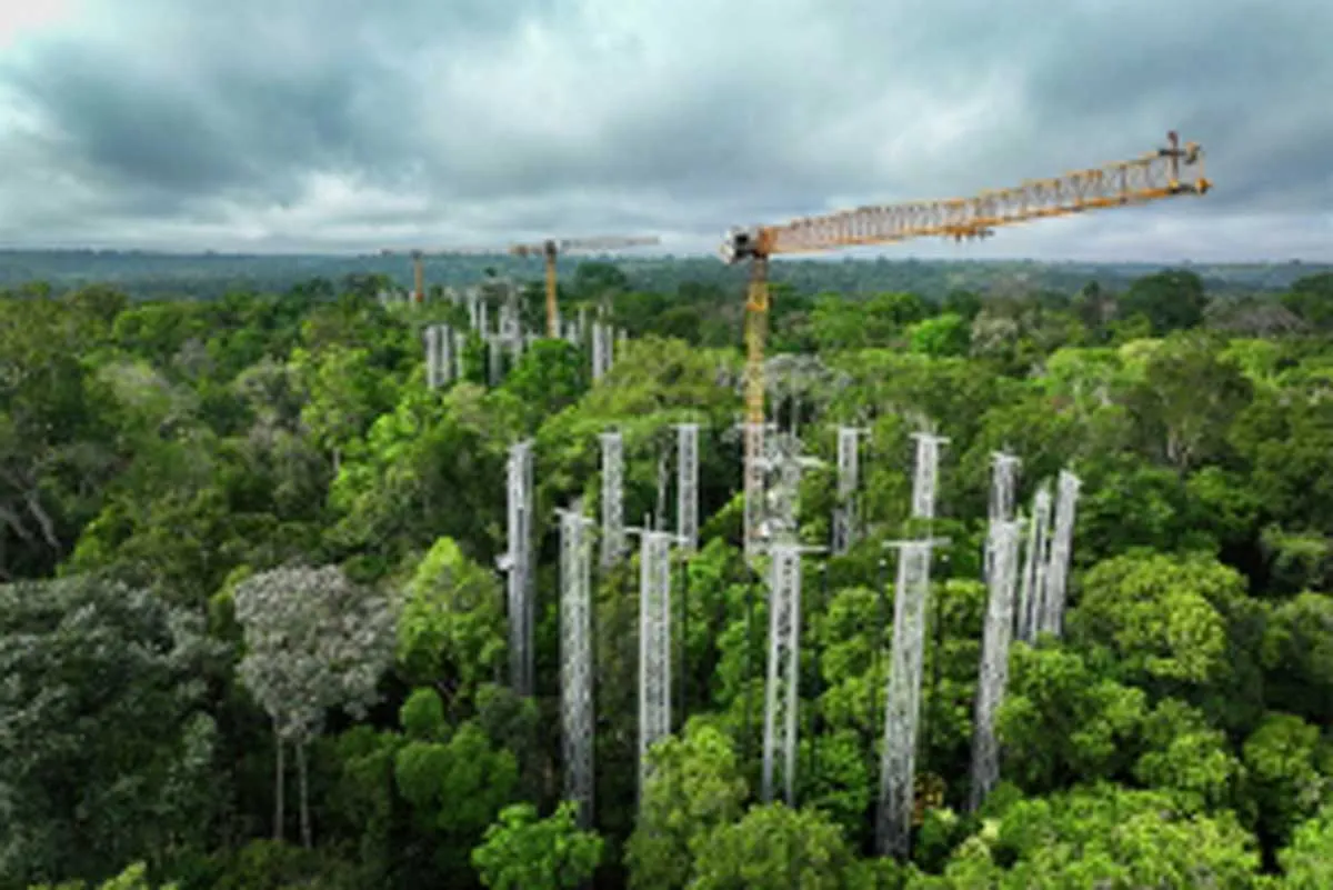 Liebherr Cranes Aid Amazon Climate Research