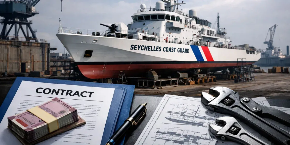 GRSE Signs Rs 330 mn Contract for Seychelles Refit