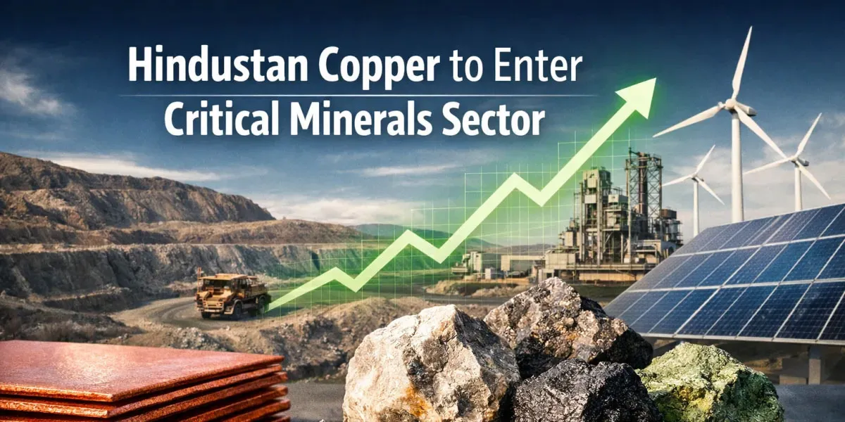 Hindustan Copper To Enter Critical Minerals Sector