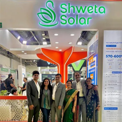 Shweta Solar Showcases Advanced Modules at REI Expo 2025