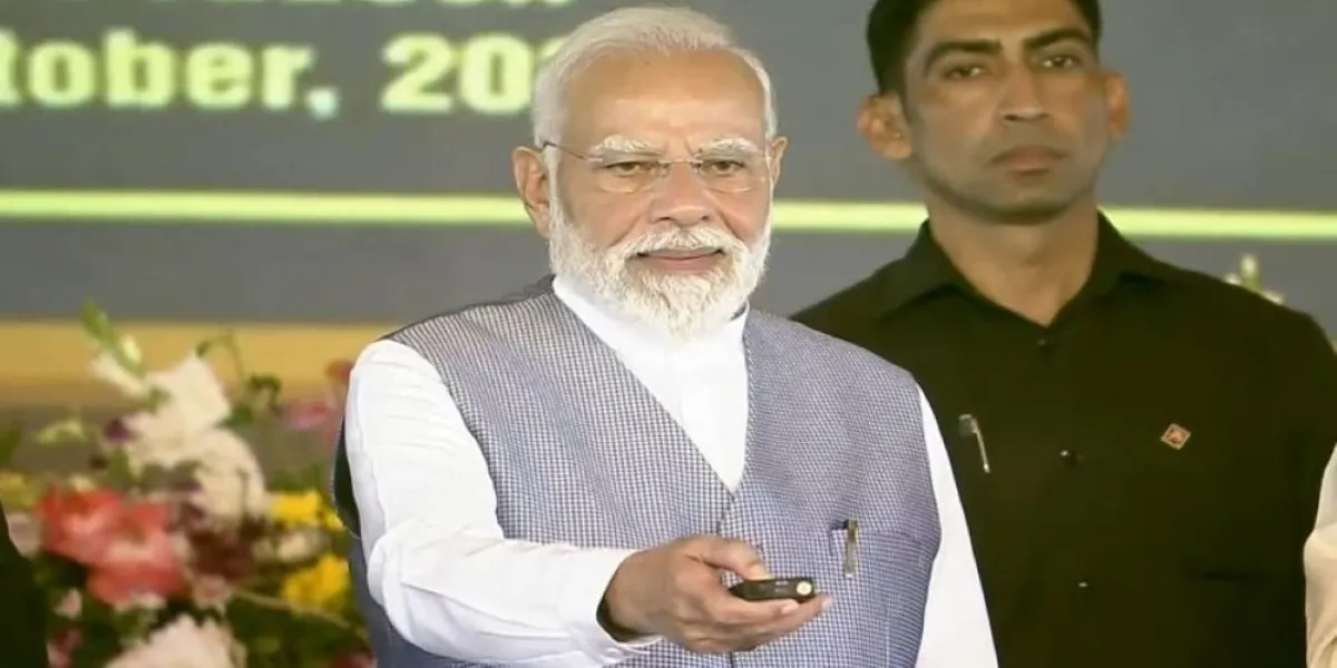 PM Modi Inaugurates Advanced Night Vision Factory In Andhra