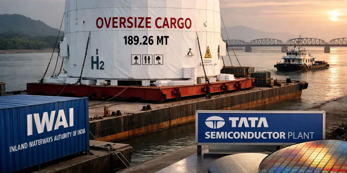 189-Tonne Semiconductor Equipment Shipped to Assam