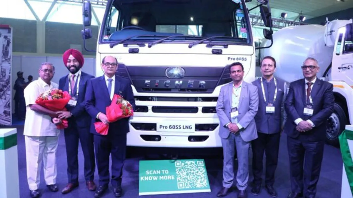 Eicher Showcases New Green Truck Line-Up at Cement Expo 2025