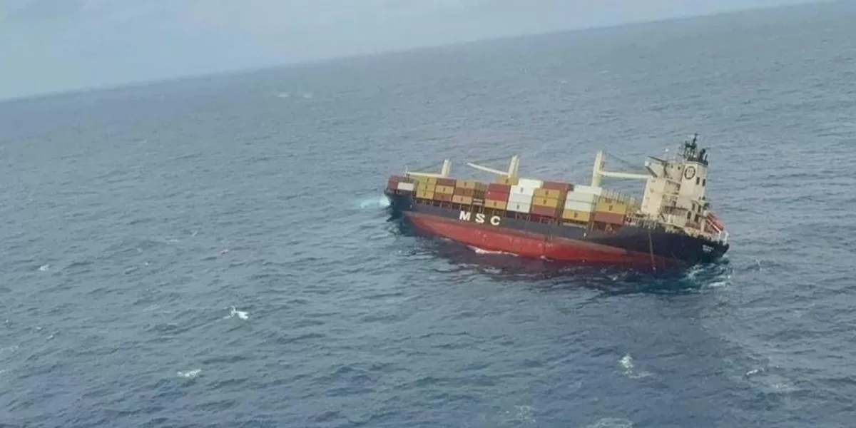 ICG Rescues Crew From Listing Cargo Ship Off Kochi