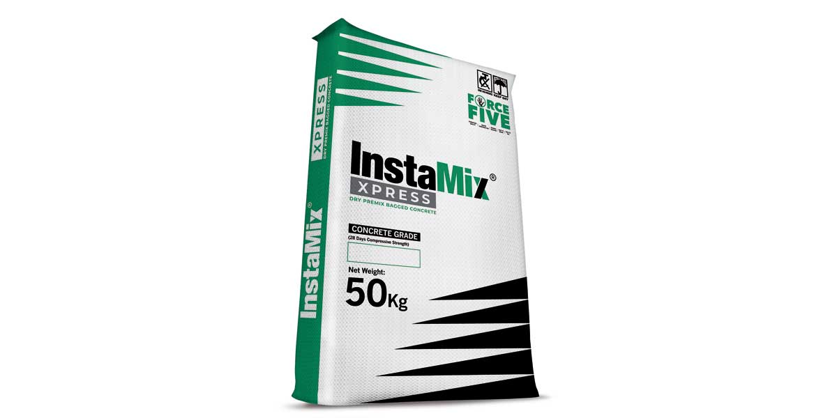 Pre-mixed, ready-to-use, bagged, dry concrete is here
