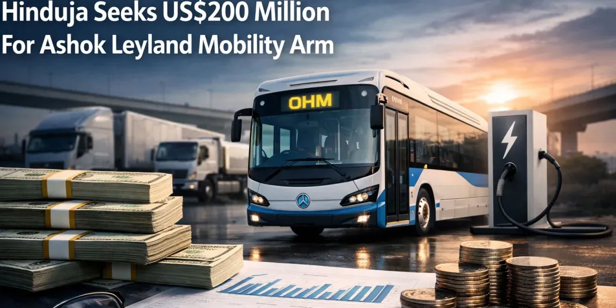 Hinduja Seeks US$200 Million For Ashok Leyland Mobility Arm