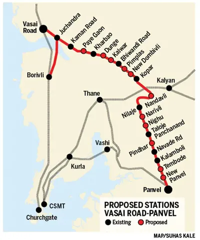 Panvel-Borivli-Vasai Corridor Gets Green Signal to Boost Connectivity