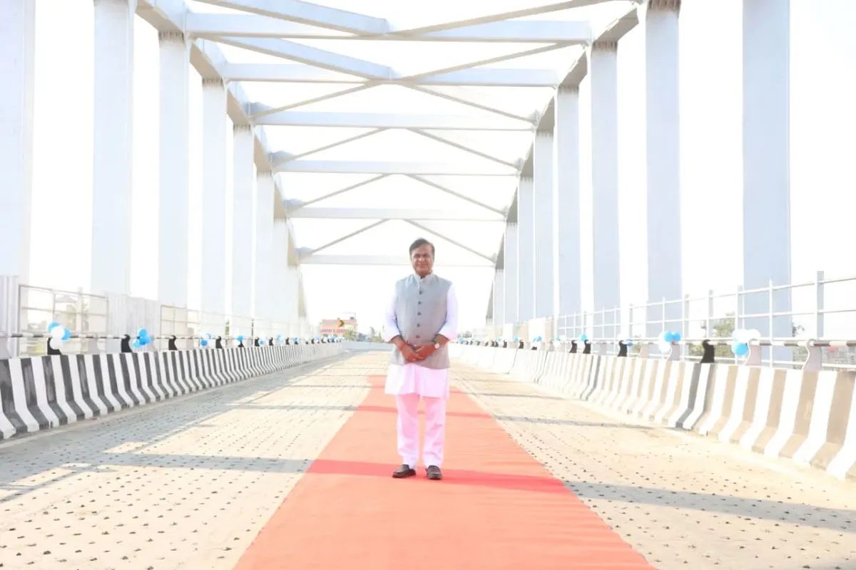 Assam Opens Rs 830 Million Rail Overbridge In Hojai