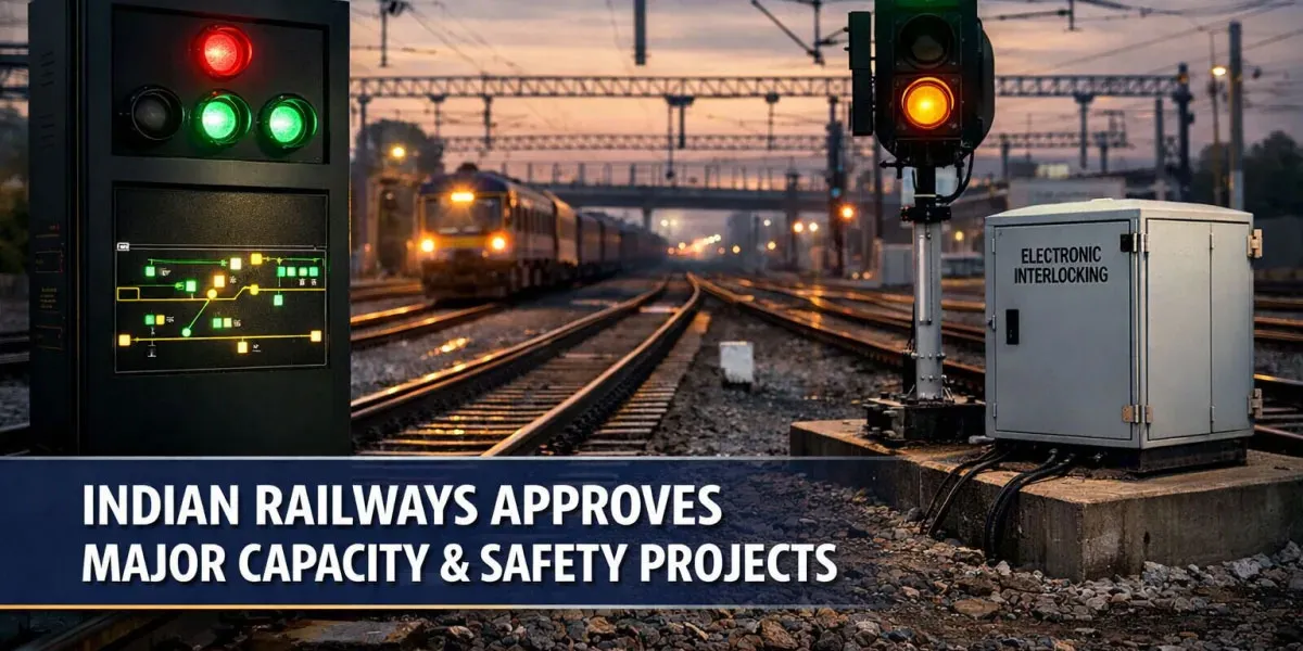 Indian Railways Approves Major Capacity And Safety Projects