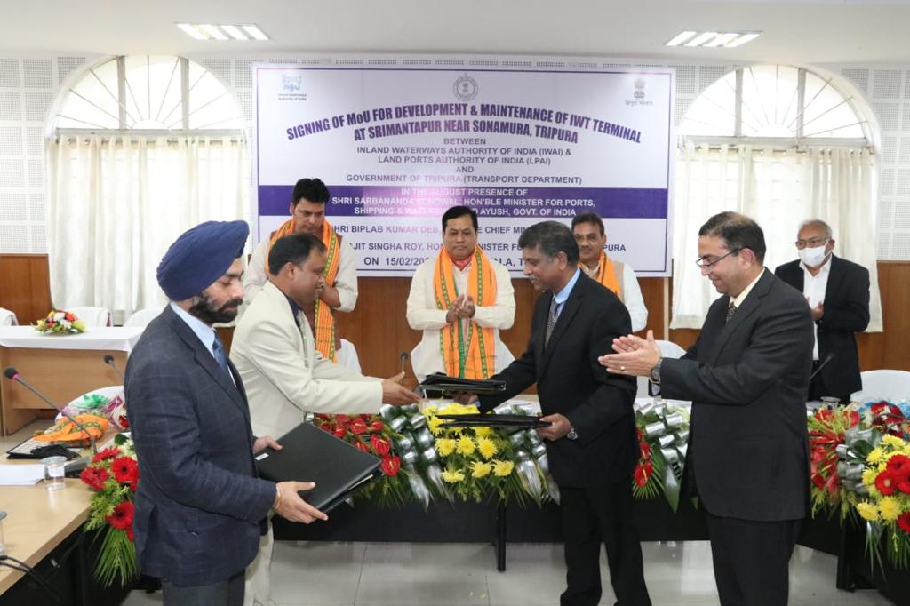 Tripura and IWAI signs MoU to boost Indo-Bangla connectivity