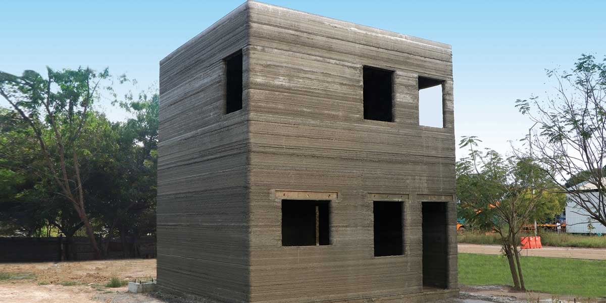 First to 3D print a Ground plus One, building in India