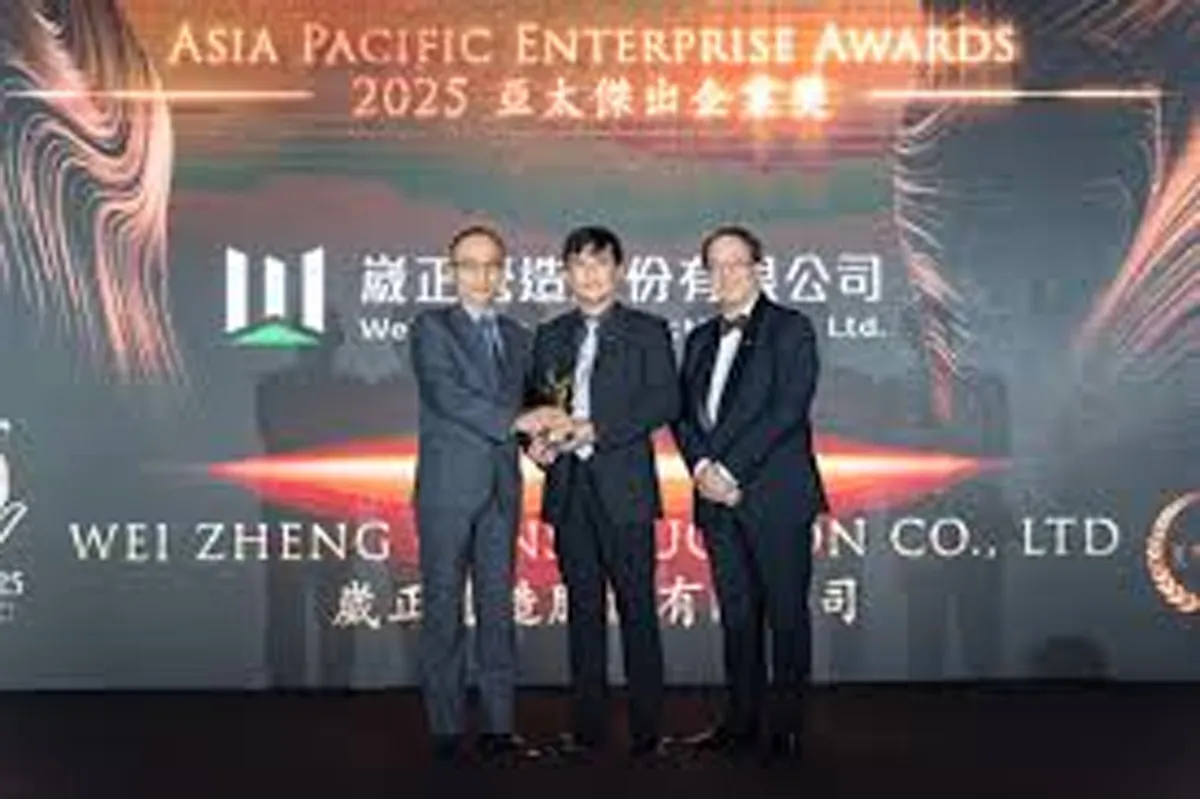 Wei Zheng Wins Two Honours at APEA 2025 Taiwan