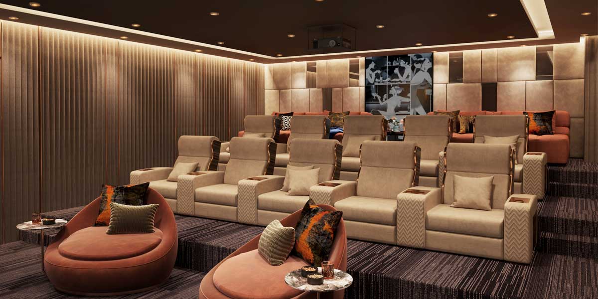 luxury homes theater