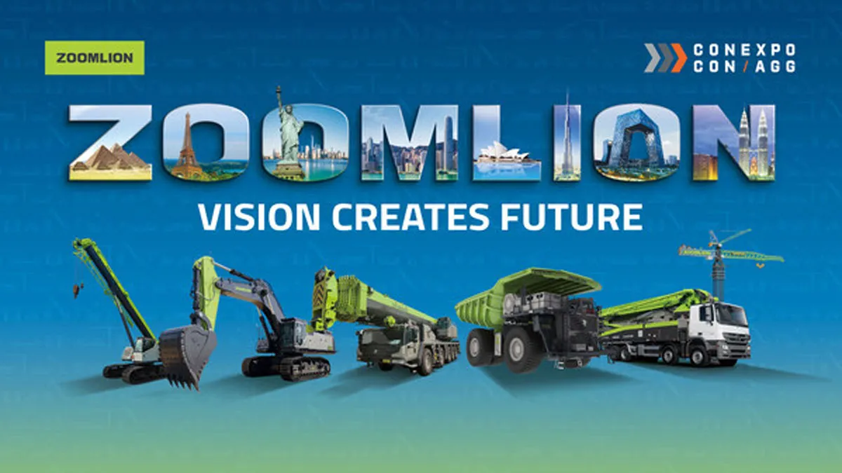 Zoomlion to Showcase Smart Construction Solutions at CONEXPO 2026