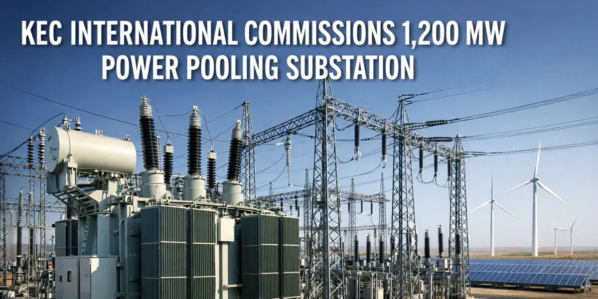 KEC International Commissions 1,200 MW Power Pooling Substation