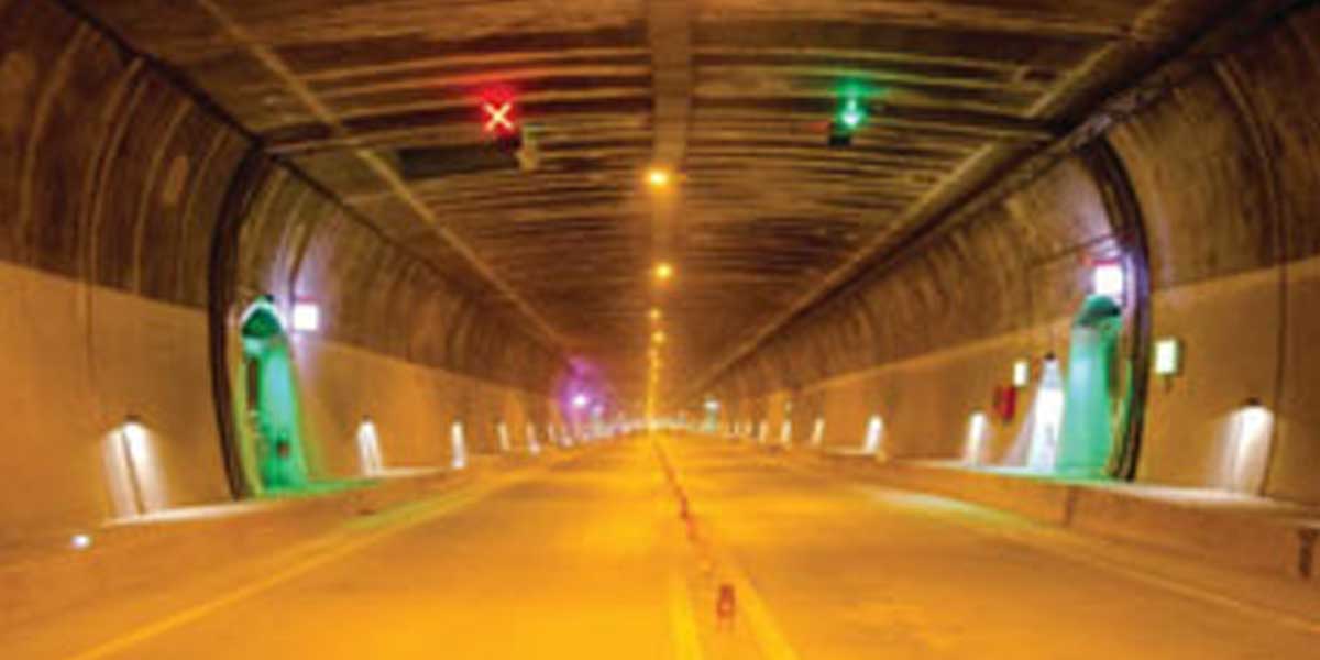 Double-tube four-lane tunnel to open soon