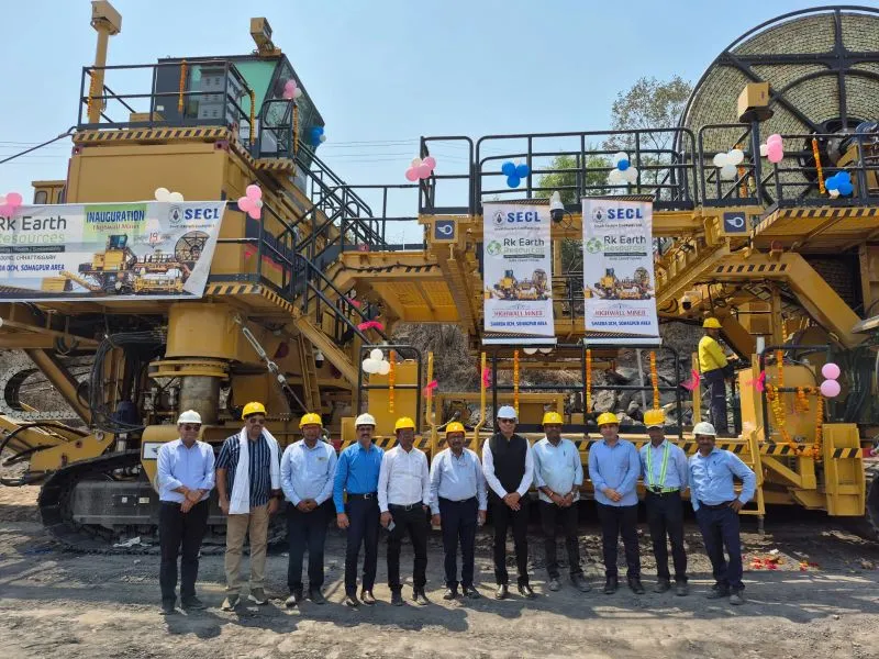 SECL Inaugurates Highwall Mining Machine at Sharda