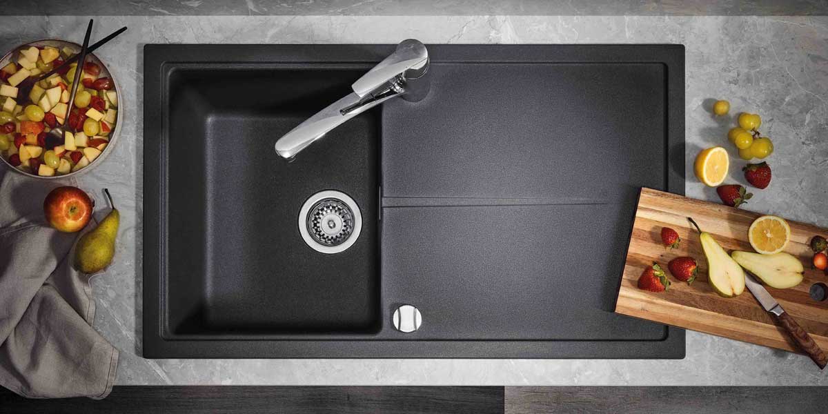Integrated kitchen sinks