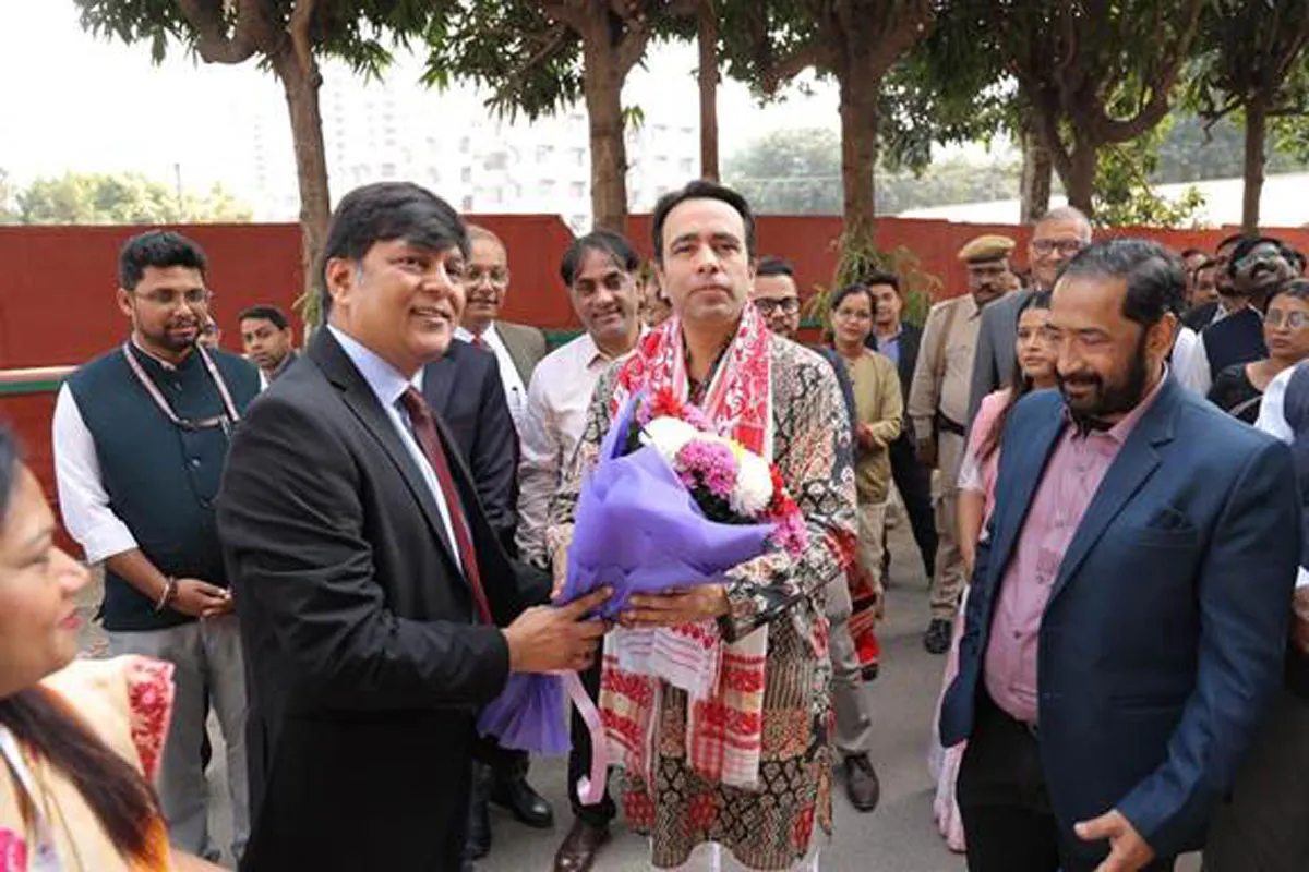 Jayant Chaudhary Reviews Skill India International Centre in Guwahati