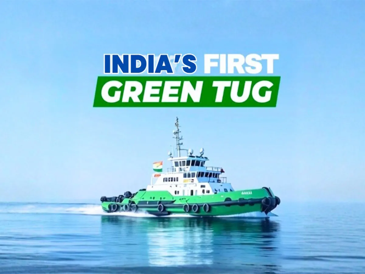 India Begins Steel Cutting For First All-Electric Green Tug