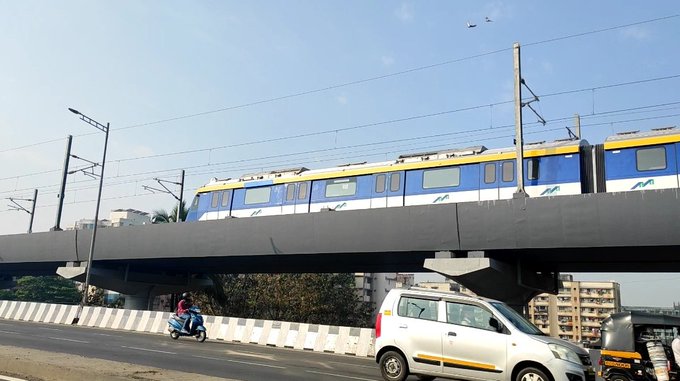 Mumbai Metro: MMRDA finishes track laying on metro lines 2A and 7