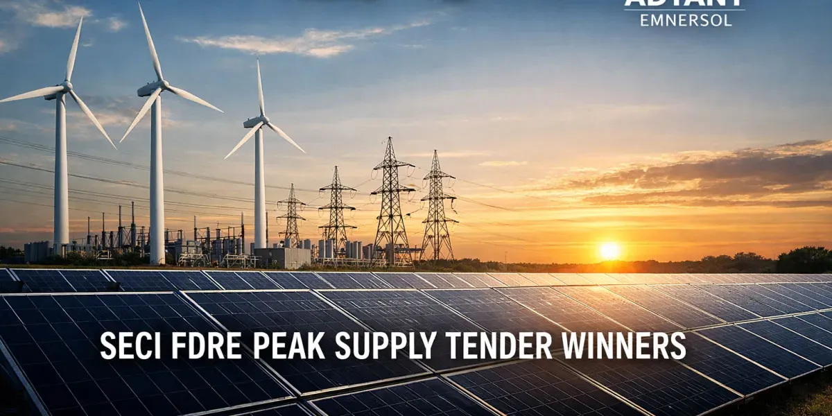 Serentica, ACME, AMPIN And Adyant Win SECI FDRE Peak Supply Tender