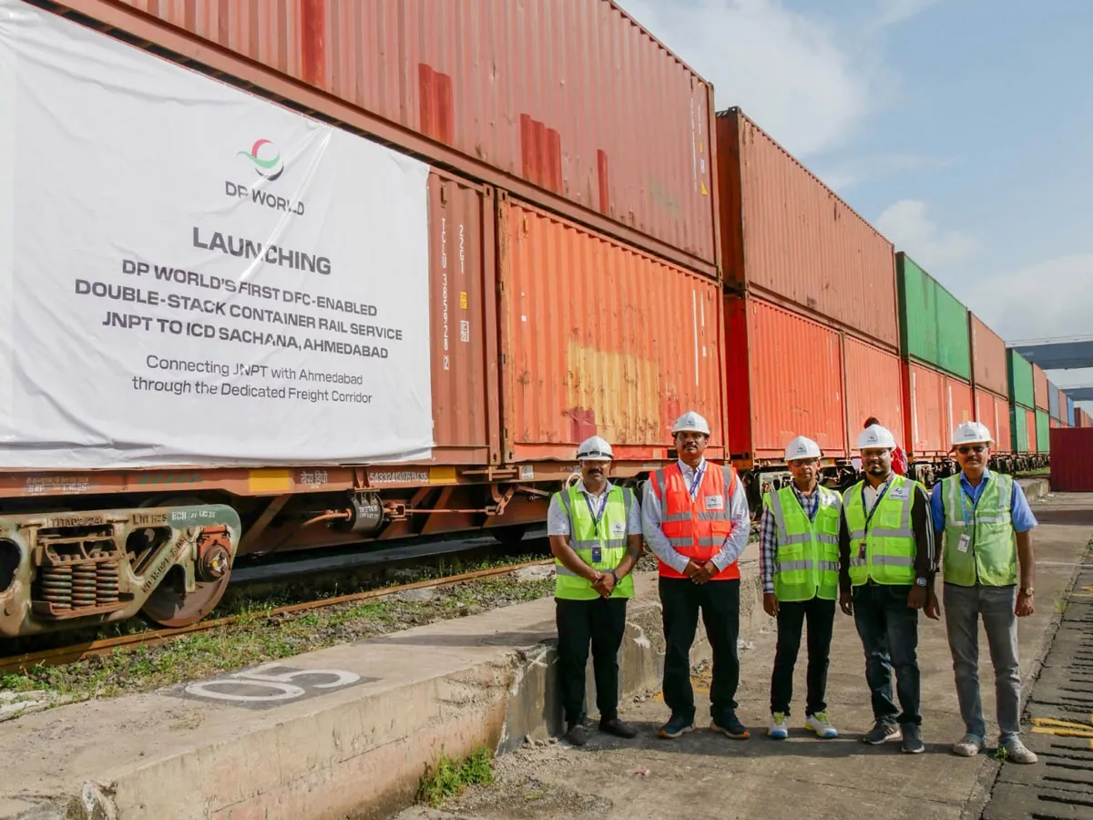 DP World Launches Double-Stack Rail Services from JNPA