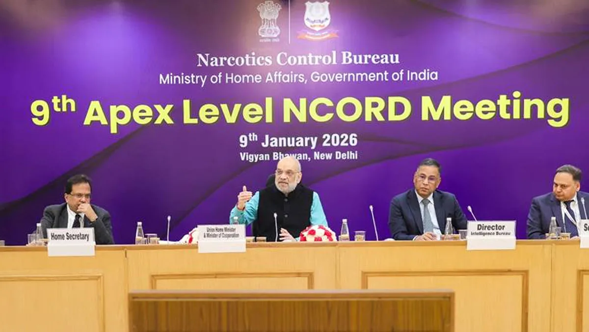 Amit Shah Chairs 9th NCORD Meet, Launches NCB Office