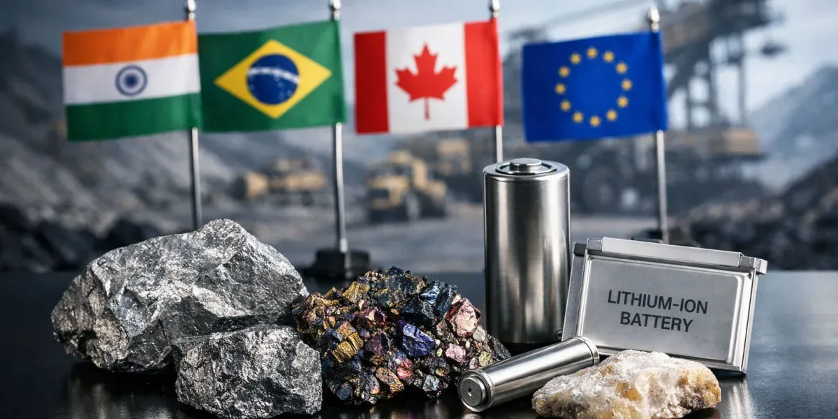 India to Seek Critical Minerals Deals With Brazil, Canada and Europe