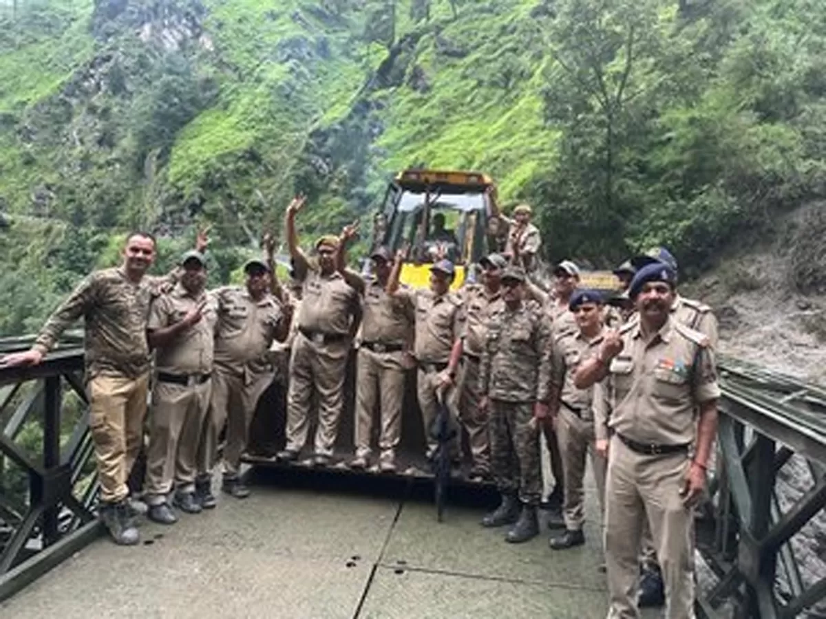Army Builds Bailey Bridge to Restore Uttarkashi Link
