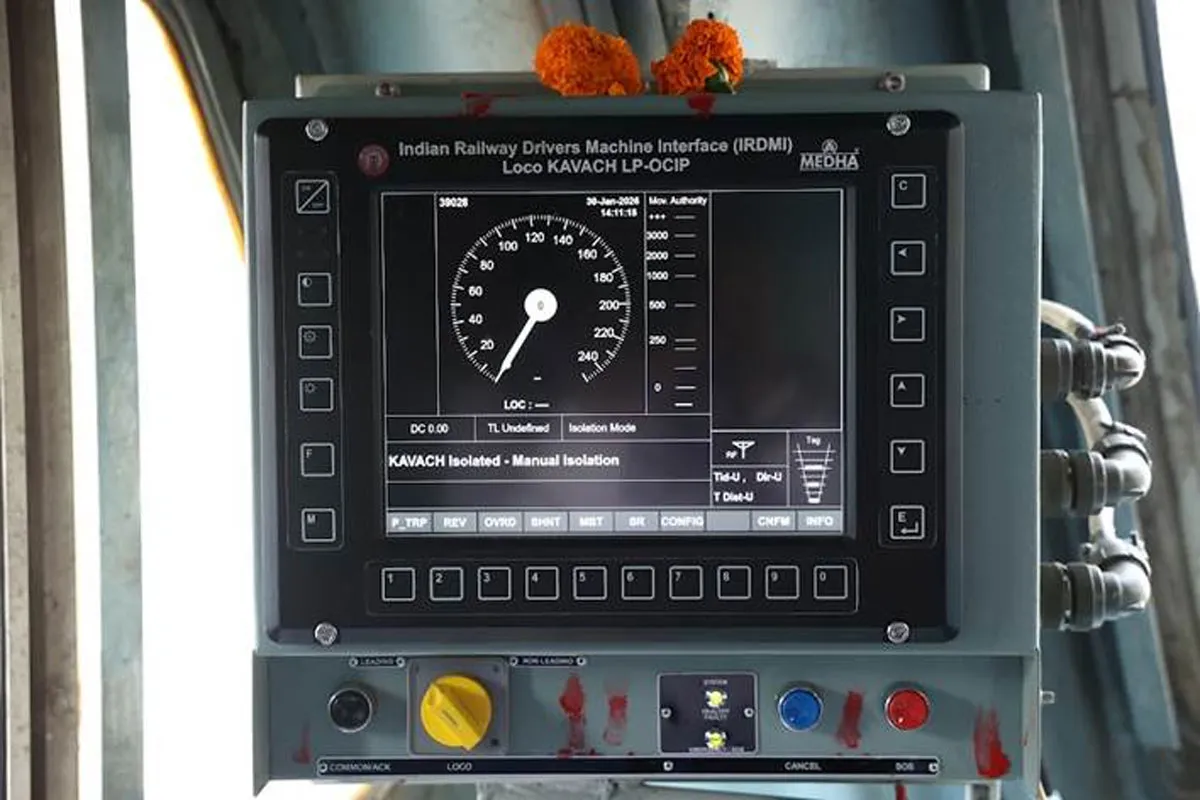 Indian Railways Commissions 472 km of Kavach 4.0 in Record Push