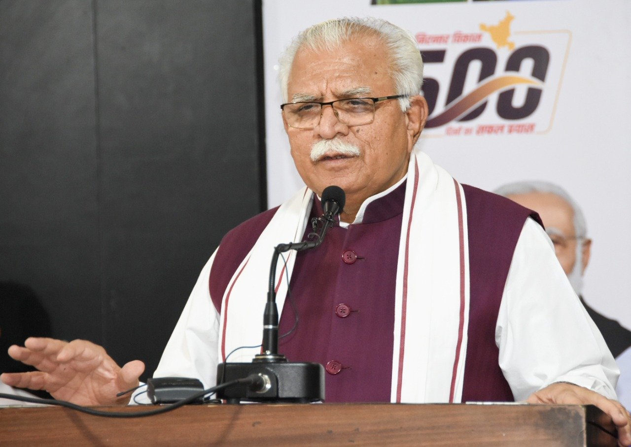 Haryana CM lays foundation stone for nine projects at Rs 19.82 cr
