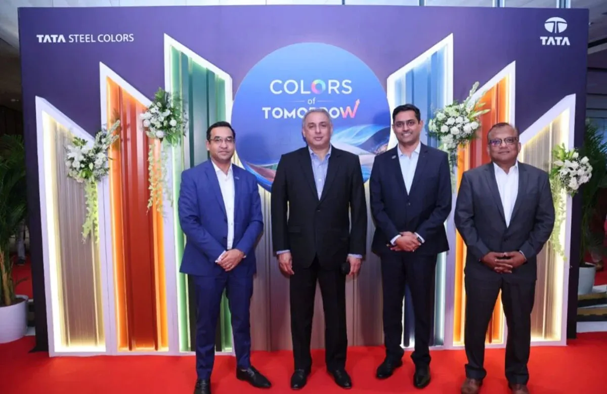 Tata Steel Colors Launches Colorcoat Pre-Painted Steel in India