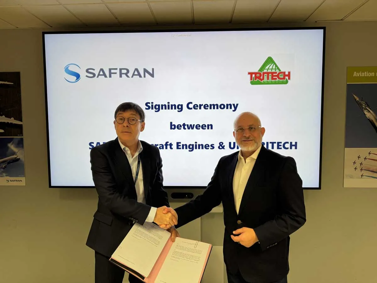 Safran, Uni Tritech sign MoU for LEAP components