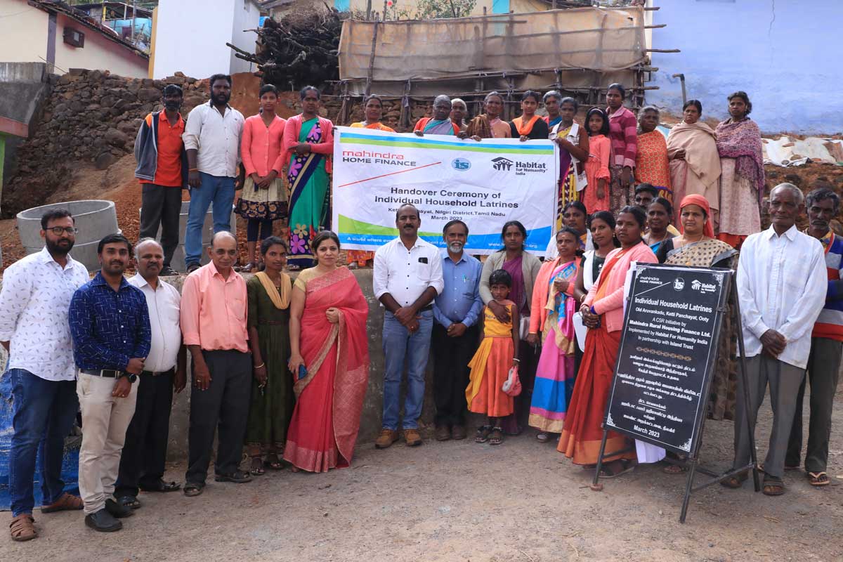 MRHF, Habitat for Humanity India collaborate to build sanitation units in Tamil Nadu