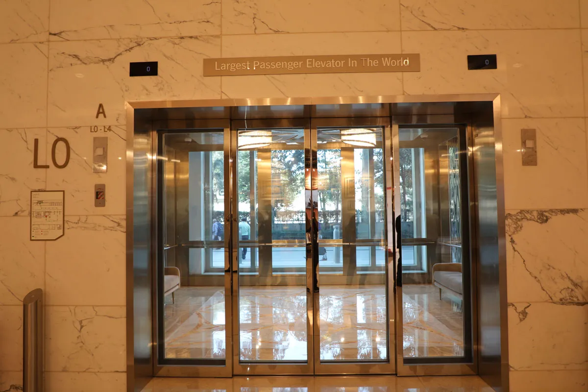Inside the World’s Largest Passenger Elevator at Jio World Centre