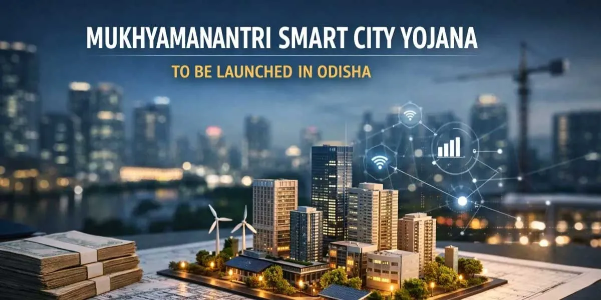 Mukhyamantri Smart City Yojana to launch in Odisha