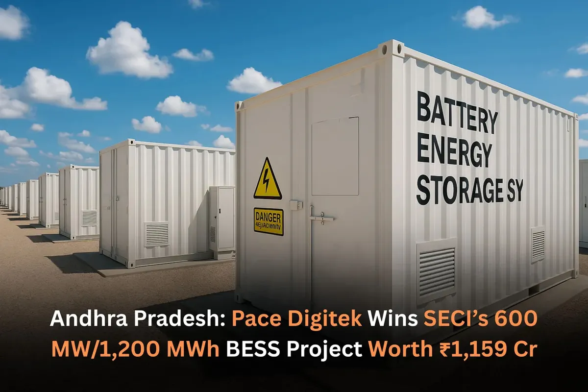 Pace Digitek wins Rs 11.6 billion SECI battery storage contract