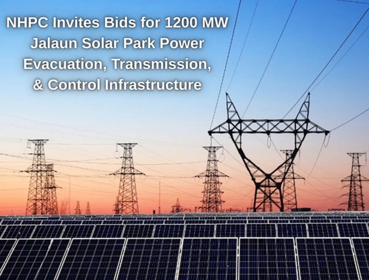 NHPC Invites Bids For Jalaun Solar Park Evacuation Works