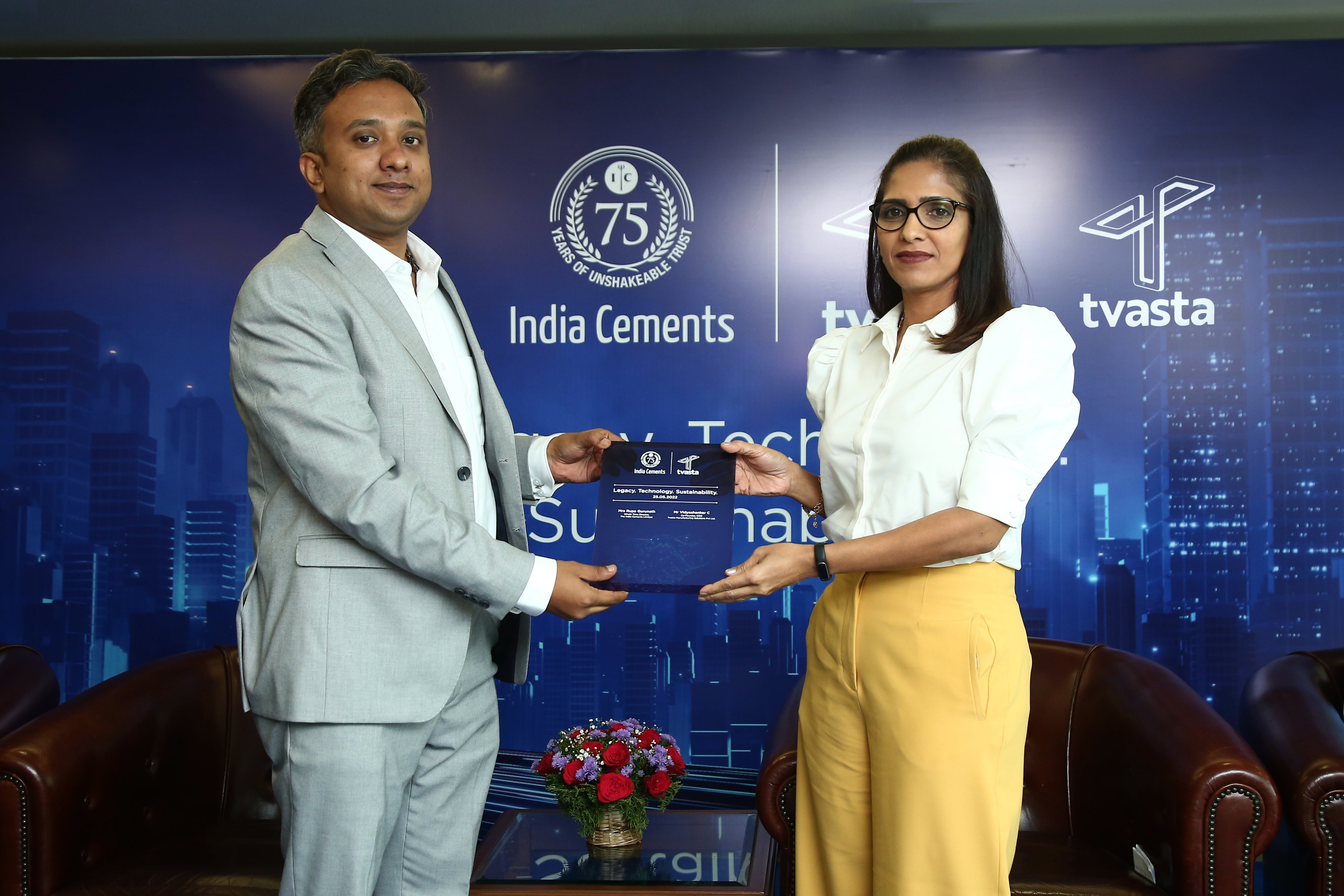 India Cements and Tvasta to promote sustainability