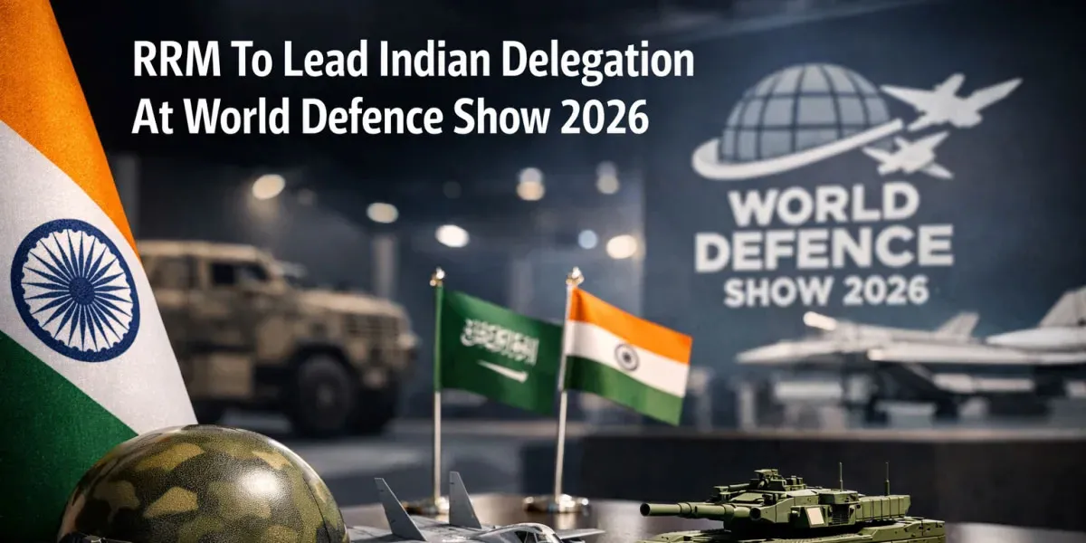 RRM To Lead Indian Delegation At World Defence Show 2026