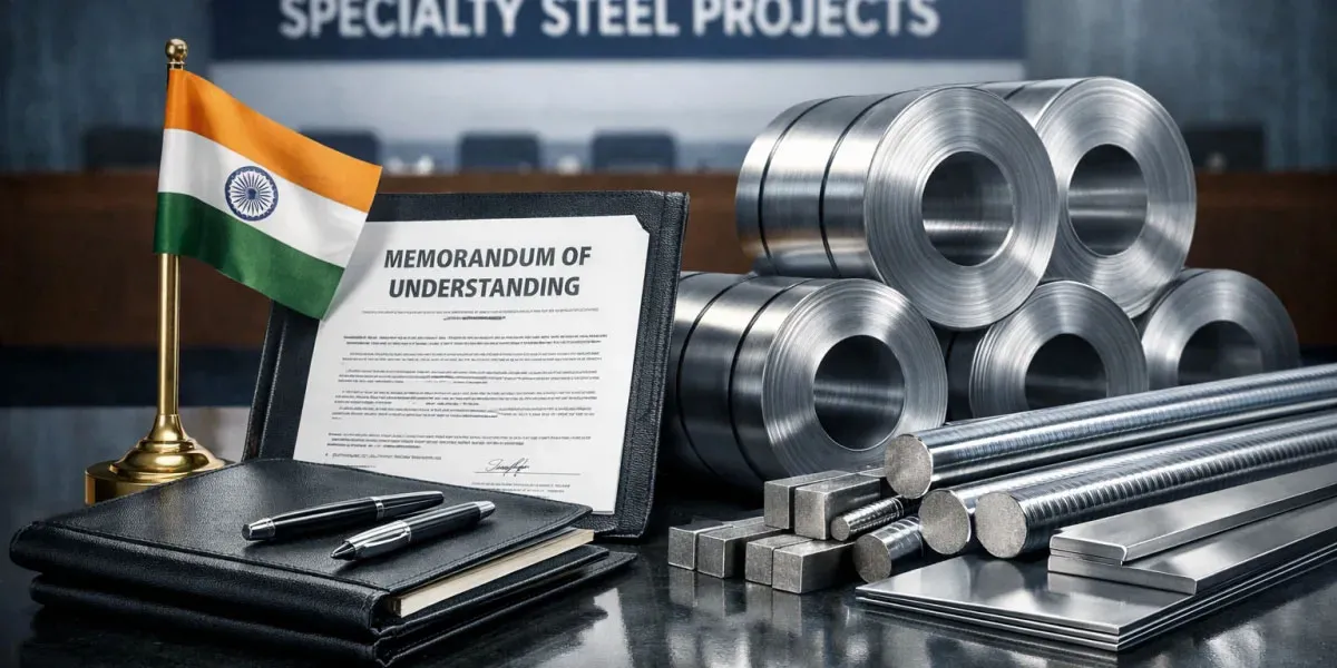 Ministry of Steel Signs MoUs for 85 Specialty Steel Projects