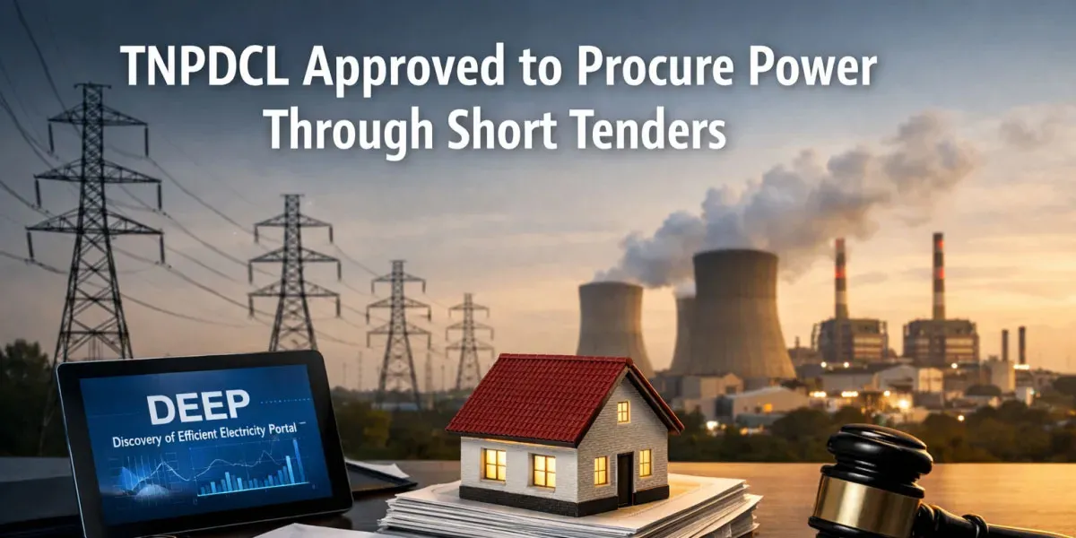 TNPDCL Approved to Procure Power Through Short Tenders