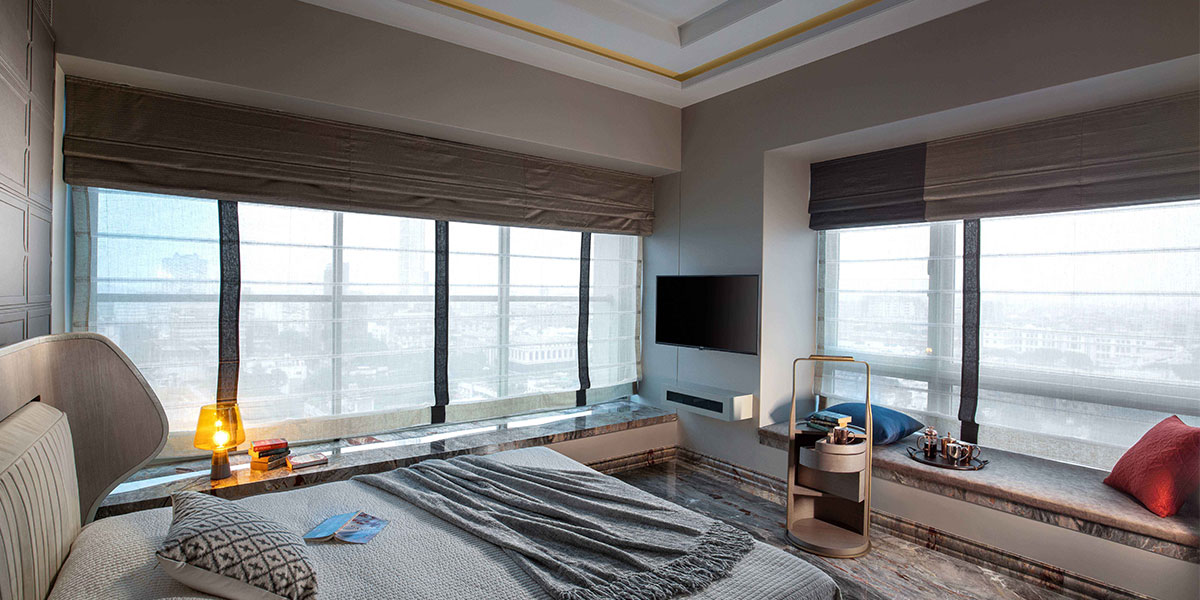Luxury bedrooms by A Square Designs
