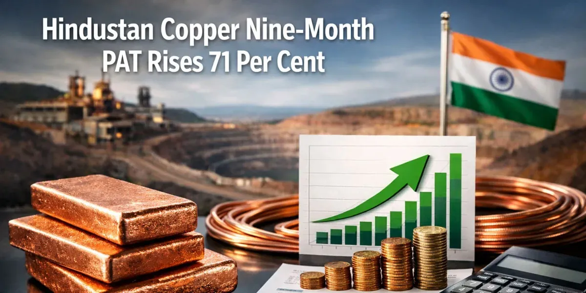 Hindustan Copper Nine-Month PAT Rises 71 Per Cent