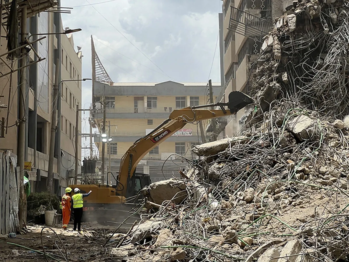 XCMG Sends Rescue Equipment to Nairobi Building Collapse