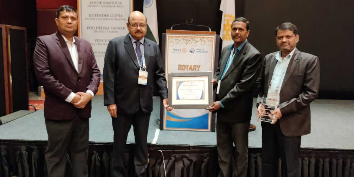 Ambuja Cement Foundation’s Dadri Team Receives An Award