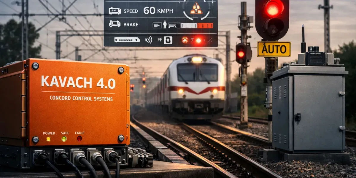 Concord Control Systems Secures Kavach 4.0 Contract