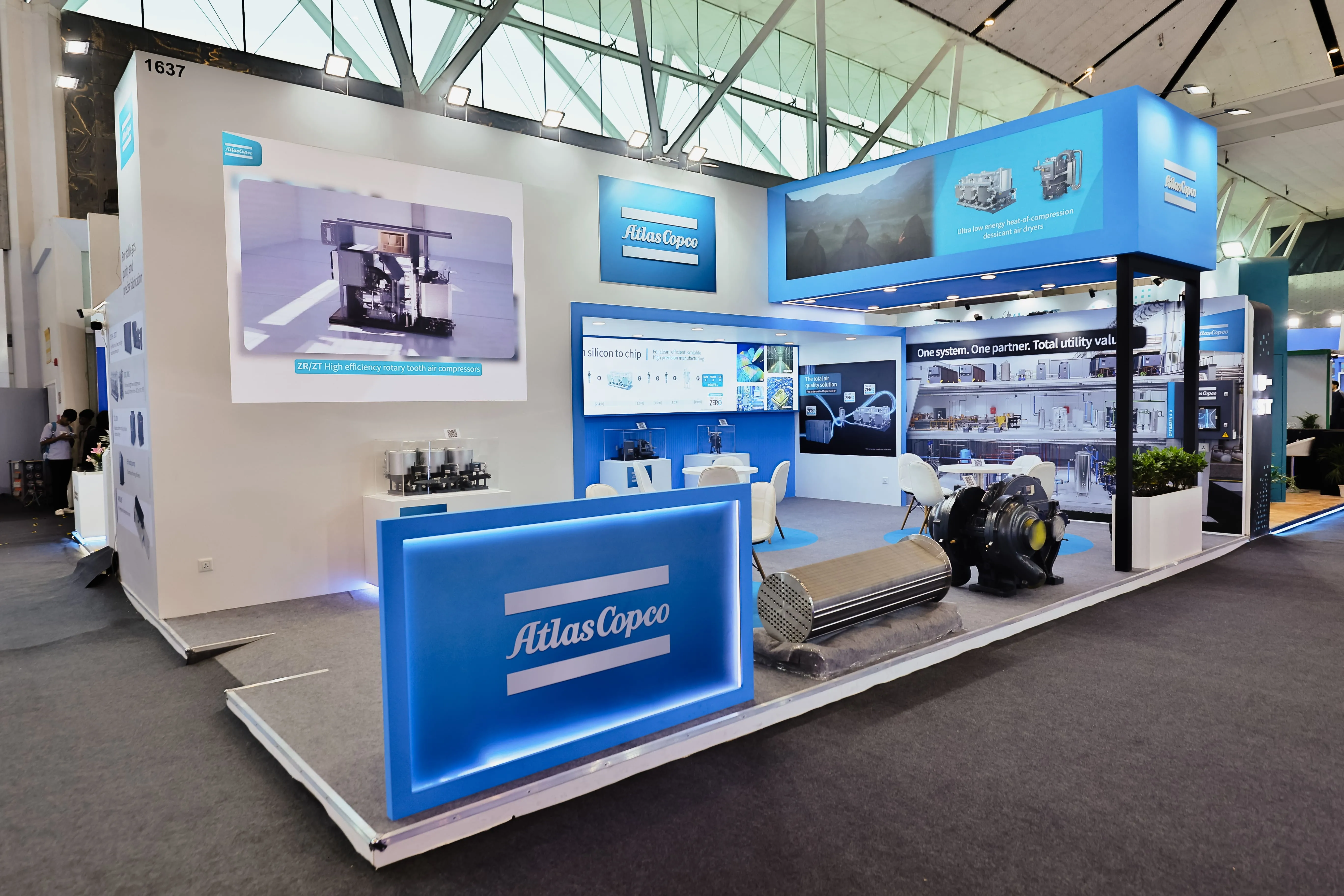 Atlas Copco Showcases Semiconductor Air Solutions at SEMICON India
